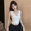 Camisola Floral de Deseo Puro Estilo Francés Ajustada para Adelgazar Niche Sexy para Chica Caliente Versátil Único Top de Moda para Mujeres
