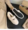 Zapatos casuales cómodos para mujer que aumentan la altura, nueva moda de otoño e invierno, forrados de felpa con pelo de visón, zapatos de algodón versátiles para mujer
