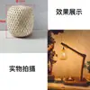 Lanternas de Bambu Trançado Abajures Artesanais Decoração Retrô Lanternas de Bambu Trançado