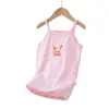 Camiseta Interior sin Costuras para Niñas Verano Nuevo Estilo Coreano Algodón Puro Versátil Camiseta Interior sin Costuras para Niñas Pequeñas Moderna