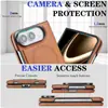 Adequado para iPhone Duo: Capa flip, dobrável, carregamento sem fio, compatível com MagSafe, suporte para carro, capa protetora magnética