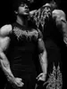 Breathedivinity Comércio Exterior Colete Esportivo Fitness Masculino com Estampa de Venom, Secagem Rápida, Top Sem Mangas Justo