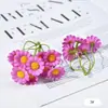 Buquê de Crisântemo Pequeno Amassado Estilo Floresta Transfronteiriço Flor Artificial DIY Material para Arranjo de Cabeça Flor Artificial 5 Pequenos Acessórios de Guirlanda de Margarida