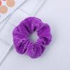 Diadema de Color Sólido Arrugada Intestino Grueso Moda Diadema de Tela Ondulada Arrugada Aro para la Cabeza de Tela Lazo Grande Cuerda para el Cabello Lisa Cuerda para el Cabello