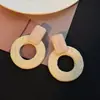 Pendientes de Madera Estilo Bohemio para Viajes a la Costa y Vacaciones, Pendientes Únicos de Nicho Retro de Alta Gama de Ratán Hechos a Mano