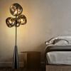 Lámpara de Pie Nórdica de Lava en Stock Transfronteriza, Alto Valor Estético, Iluminación Decorativa Artística Creativa para Sala de Estar Junto al Sofá
