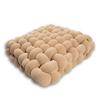 Amazon Almohada Nórdica Lana Tejida Cuadrada Tejida Cojín para Silla Cojín de Respaldo para Sofá Estilo Japonés