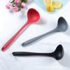 Espátula de Silicona Cuidadosamente Seleccionada con Mango Largo, Sartén Antiadherente, Espátula, Cucharón para Sopa para Olla Caliente Resistente a Altas Temperaturas, Utensilios de Cocina