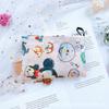 En stock Bolsa de Compras Plegable Dos en Uno de Poliéster con Pudding Merlot de Esquina Grande, Dibujo Animado, Muñeca, Bolsa Ecológica