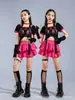 Conjunto de Disfraz de Jazz para Niñas, Atuendo Moderno de Street Dance para Niños, Atuendo de Presentación para Pasarela, Ropa de Baile para Grupo de Niñas, Ropa de Presentación para Niños para Verano