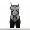 Pensamentos Noturnos Desejo Noturno Lingerie Sexy Feminina Tira Tentação Peça Única Abertura Inferior Sem Remover Meia-Calça Bodystocking Comércio Exterior Dropshipping 8853