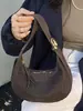 Bolso de medialuna de nicho transfronterizo 2026 Otoño/Invierno Nuevo Bolso para Mujer Súper Caliente Retro Bolso Dumpling Bolso de Hombro Cruzado de Moda