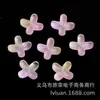 Chapéu Flor de Lírio Bicolor Galvanizado Colorido Acessórios para Corrente de Celular Pulseira Colar Base Flor de Lírio Joias Feitas à Mão DIY