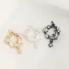 Pingente de Lua com Gota de Óleo e Estrela de Cinco Pontas Banhado a Ouro 14K Acessórios de Pingentes de Cristal para Pulseiras DIY Feitas à Mão