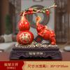 Fabricantes de artesanías de resina de Yiwu, calabaza elefante Fu Lu, decoración auspiciosa para sala de estar, pecera, porche, escritorio