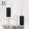 Jinze pide tubos redondos para brillo de labios, envases para brillo de labios, materiales de embalaje de plástico vacíos