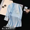 2025 Nuevo Primavera y Otoño Niñas y Niños Algodón Manga Larga Familia Dibujos Animados Pijama Ropa Exterior Casual Bata de Dormir Bata Exterior