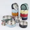 Tazón Doble Capa para Mascotas de Acero Inoxidable 304, Base Antideslizante, Tazón de Alimentación para Gatos y Perros, Utensilios de Comida para Mascotas, Tazón de Acero Inoxidable para Mascotas