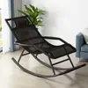 Silla Plegable de Descanso para Adultos, Mecedora de Bambú para Uso en Casa, Silla Cómoda para Siestas, Silla Perezosa para Personas Mayores, Silla de Doble Propósito para Ocio en el Balcón