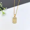 Collar de Acero Inoxidable para Mujer Joyería de Nicho Versátil Colgante de Cobre Cadena Elegante para Clavícula Joyería Cadena de Lujo Ligero