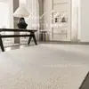 Tapete de Sala de Estar de Lã de Alto Teor de Gordura da Nova Zelândia Cor Sólida Moderno Simples Tapete de Mesa de Centro Tapete de Quarto de Luxo Leve Avançado Tapete de Cabeceira