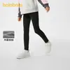 Leggings para niñas de la marca Balabala, pantalones forrados de polar para otoño e invierno, cálidos, versátiles, amigables con la piel y cómodos