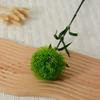 Piedra verde artificial bambú tacto de pegamento suave alta calidad decoración suave floral moderno hogar arreglo floral decoración bola de cebolla bola de pelo planta verde