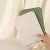Espejo de Maquillaje Plegable de Cuero PU Portátil Espejo de Princesa para Dormitorio de Estudiante Espejo de Tocador de Escritorio Modelo de Alta Gama con Patrón de Cocodrilo