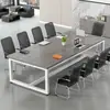 Conference table, long table, negotiation table and chair set, simple computer desk, multifunctional staff training workbench, simple and modern