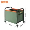 Carrito de cesta de almacenamiento con ruedas, cesta de lavandería sucia, carrito pequeño plegable, móvil con ruedas universales, cesta de almacenamiento de juguetes para jardín de infantes