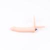 Anillo Doble Luna Silicona Tapón Anal Anillo de Esperma de Doble Bloqueo Ropa Interior Masculina Vibración Masajeador Clímax Vaginal y Anal Productos Sexuales para Adultos