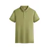 Verano 32s 180g Piqué Fino Color Liso Casual Manga Corta Uniforme de Grupo de Negocios Ropa de Trabajo Estampado de Logo