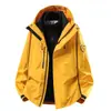 Chaqueta exterior Luo Tu 3 en 1 a prueba de viento y transpirable para mujer, con forro polar desmontable, adecuada para invierno y senderismo. También disponible para hombres