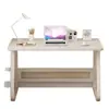 Escritorio de computadora, escritorio de escritorio, escritorio para oficina en casa, escritorio para dormitorio, escritorio de estudio para estudiantes, escritorio de oficina rectangular simple y moderno