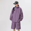 Ropa con Protección Solar Upf100+ para Hombre Verano Nueva Moda Marca Guapo Con Capucha Pareja Casual Holgada Exterior Protección UV