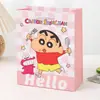 Bolsa de Presente Original Autorizada Crayon Shin Bolsa de Mão Vertical Fofa de Desenho Animado Bolsa de Presente Boutique Bolsa de Presente