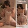 1032 sexy lingerie mulheres sexy see-through nightdress puro desejo estilo malha princesa suspender vestido paixão tentação terno São
