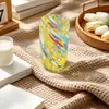 Copos de cera perfumada feitos sob medida da fábrica de origem, design original de alta qualidade, soprados à mão com bolinhas coloridas, copos de vela feitos sob medida