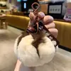 Nuevo Peluche de Durazno para Ganar tu Corazón, Llavero de Caqui, Colgante para Mochila de Mujer, Accesorio Pequeño, Llavero