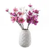 Fabricante Ins Flanlika Flores Artificiales de Magnolia de Cabezal Múltiple Decoración del Hogar Boda Transfronteriza Venta al por Mayor Manualidades de Flores Falsas