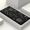 El más vendido en el Sudeste Asiático, las Líneas del Sol y la Luna Brillan Juntas, Adecuado para Funda de Teléfono de Silicona S23, Nuevo Modelo de Funda para Teléfono para S24/25/26U