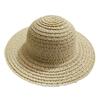 Mini Sombrero de Muñeca Juguete Sombrero Pequeño de Copa Sombrero para Mascota Lindo Sombrero Pequeño para Mascota Sombrero para la Cabeza Sombrero de Papel de Ratán Beige