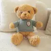 Venta al por mayor de fábrica peluche oso de peluche muñeca oso con suéter muñeca oso regalo de cumpleaños muñeca de peluche lote
