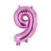 Pequeño Número 16 pulgadas Versión EE. UU. Delgado Decorativo Fiesta de Cumpleaños Comercio Exterior Globo de Papel de Aluminio Globos de Número al por Mayor