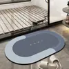 Felpudo para Puerta de Baño de Tierra de Diatomeas Transfronterizo, Felpudo Absorbente de Agua Antideslizante de Tierra de Diatomeas, Resistente a la Suciedad, Resistente al Desgaste, Fácil de Cuidar