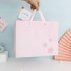 Nueva Bolsa de Regalo de Color Degradado Bolsa de Embalaje de Regalo para el Día de San Valentín Chino Bolsa Tote para Ropa de Niña de las Flores Rosa