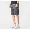 Shorts de Trabajo Retro Resistentes, Casuales, Frescos, Estilo Americano para Hombre, Pantalones de Longitud Media Sueltos y Versátiles, Pantalones de Cinco Puntos de Moda