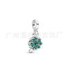 Pandora Branco Cobre S925 Pulseira de Prata Esterlina Contas de Prata Frisado diy Jóias Acessórios ME Série Smiley Pingente