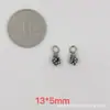 198-249 Colgante de Borla de Plata Antigua Retro de Shanxi Accesorios DIY Pulsera de Plata Sanqi Pulsera con Cuentas Adornos Wenwan Accesorios