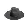 Sombrero de jazz de papiro tejido a mano casual de moda transfronteriza nuevo de primavera y verano, sombrero de paja Panamá para protección solar para viajes al aire libre
